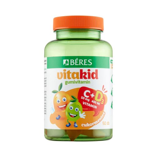 BÉRES Vitakid C + D3 gumivitamin (50db) 