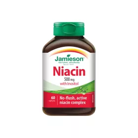 JAMIESON Niacin 500mg Inozitollal tabletta (60db)