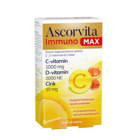 ASCORVITA Immuno MAX bevont tabletta (60db)
