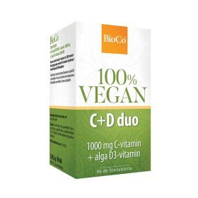 BIOCO 100% Vegan C + D duo filmtabletta (90db)