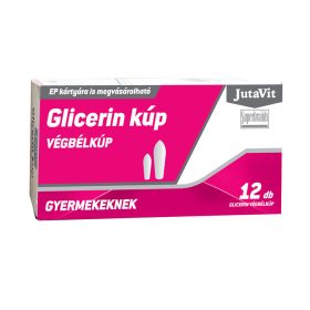 JUTAVIT Glicerin végbélkúp gyermekeknek (12db)