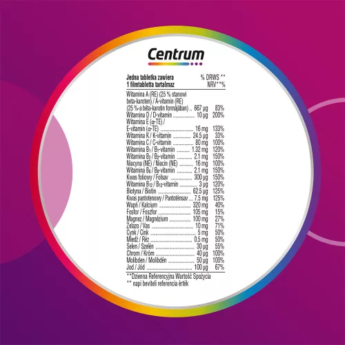 CENTRUM Woman Multivitamin filmtabletta Nőknek (90db)