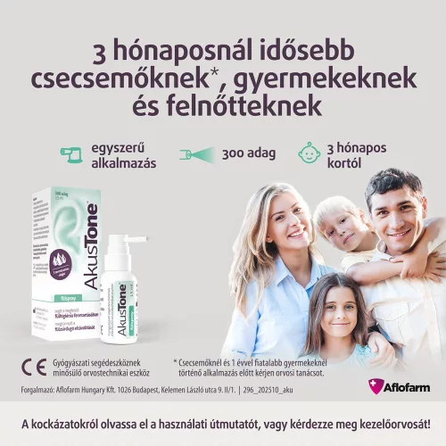 AKUSTONE fülspray (15ml)