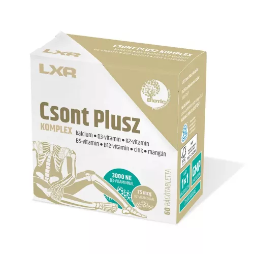 LXR Csont Plusz Komplex rágótabletta (60db)
