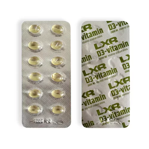 LXR D3-vitamin 2000NE kapszula (60db)
