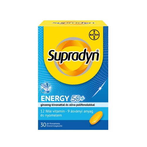 SUPRADYN Energia 50+ filmtabletta (30db)