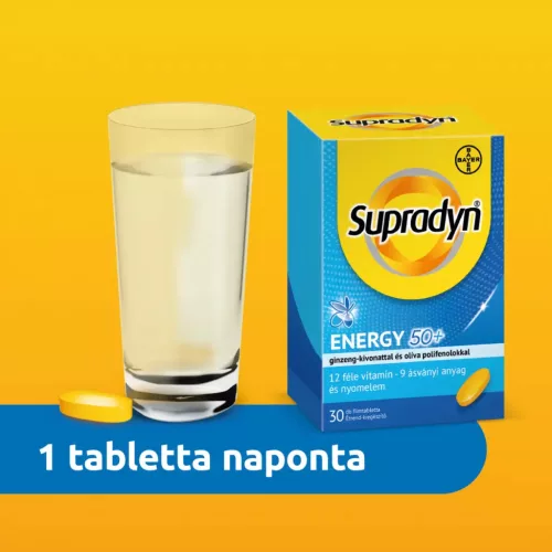 SUPRADYN Energia 50+ filmtabletta (30db)