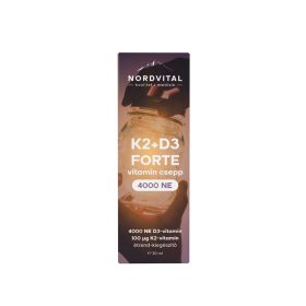 NORDVITAL K2 +D3 Forte vitamin cseppek (30ml)