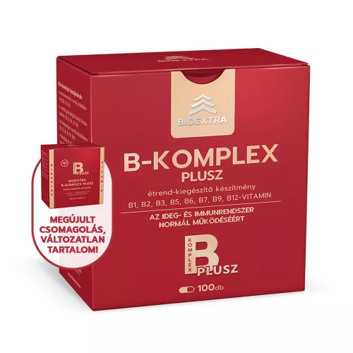 BIOEXTRA B-komplex Plusz kapszula (100db)