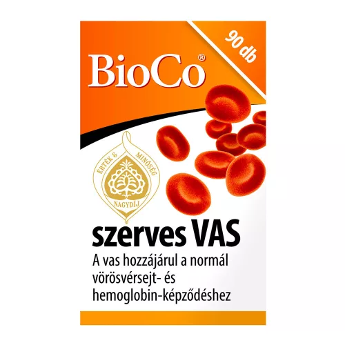 BIOCO Szerves vas tabletta (90db)