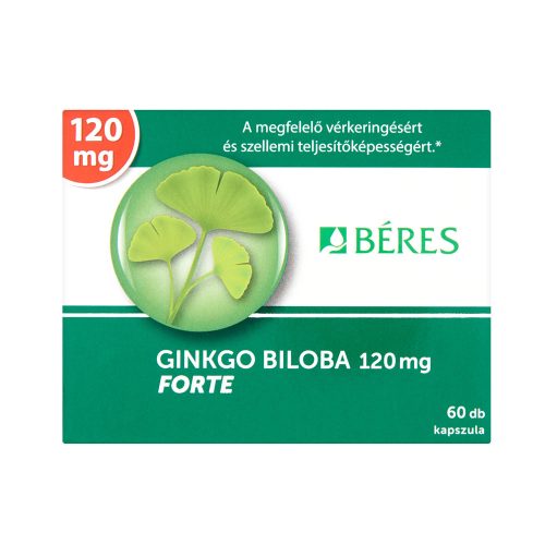 BÉRES Ginkgo Biloba 120mg Forte kapszula (60db)