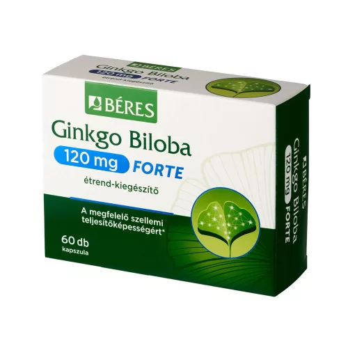 BÉRES Ginkgo Biloba 120mg Forte kapszula (60db)