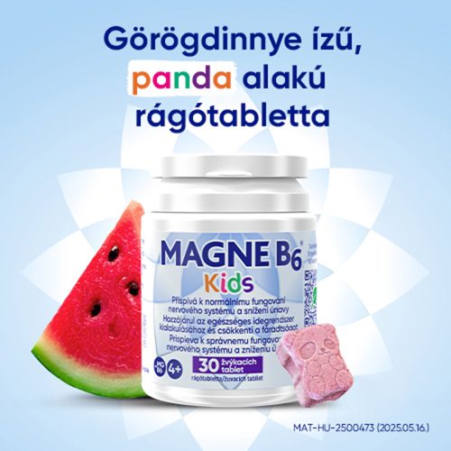 MAGNE B6 Kids étrend-kiegészítő rágótabletta (30db)