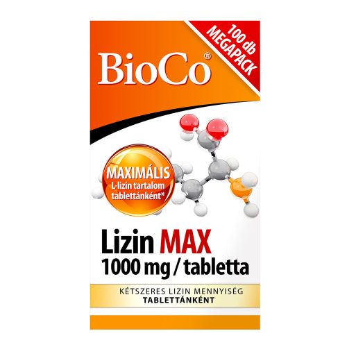 BIOCO Lizin Max 1000 mg tabletta (100db)