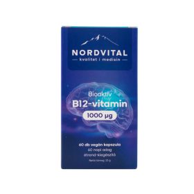 NORDVITAL B12-vitamin 1000 mcg vegán kapszula (60db)