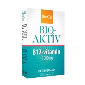 BIOCO Bioaktív B12-vitamin 1500 μg tabletta (60db)