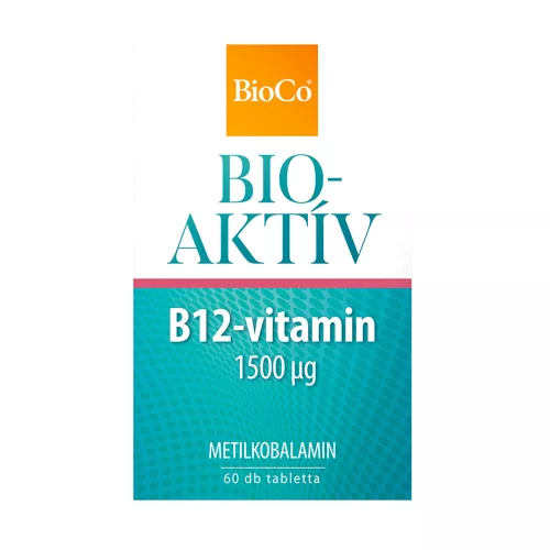 BIOCO Bioaktív B12-vitamin 1500 μg tabletta (60db)