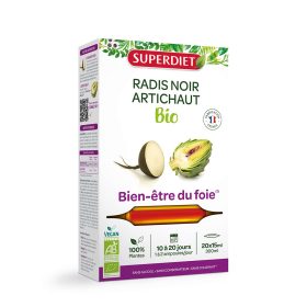   SUPERDIET Bio Fekete retek és articsóka ivóampulla (20x15ml)