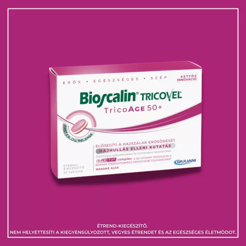 BIOSCALIN Tricovel TricoAGE 50+ tabletta (30db)