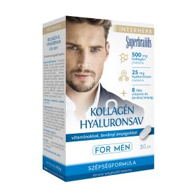 INTERHERB Kollagén Hyaluronsav For Men tabletta (30db)