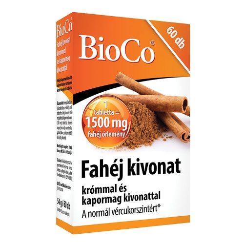 BIOCO Fahéj kivonat tabletta (60db)