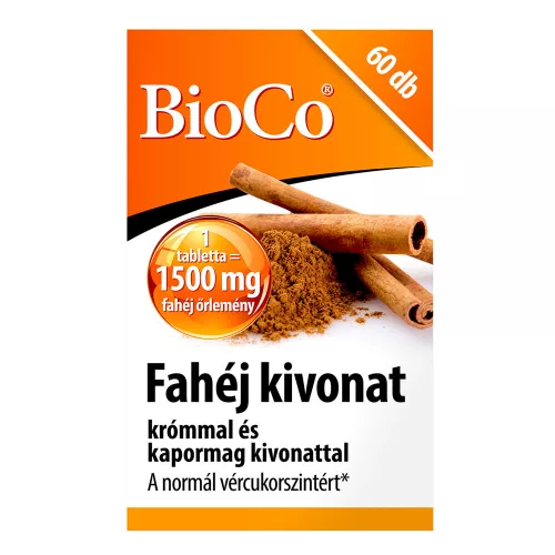 BIOCO Fahéj kivonat tabletta (60db)