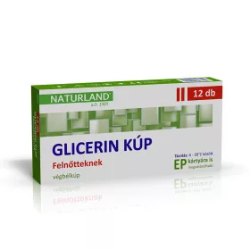 Naturland Glicerin kúp 2500 mg Felnőtteknek (12db)