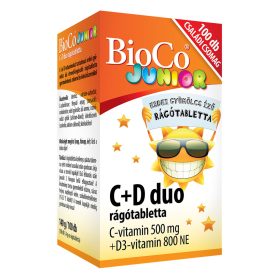 BIOCO C+D duo junior rágótabletta (100db)