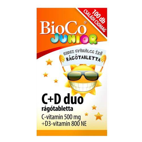 BIOCO C+D duo junior rágótabletta (100db)
