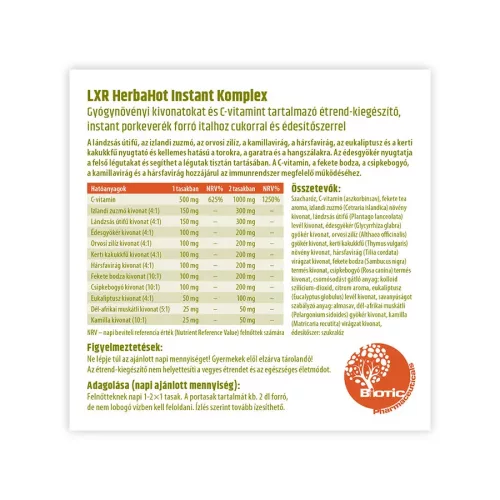 LXR HerbaHot Instant Komplex por (20db)