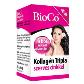 BIOCO Kollagén tripla szerves cinkkel tabletta (60db)