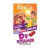 BIOCO D3-vitamin 2000NE rágótabletta cseresznye (90db)