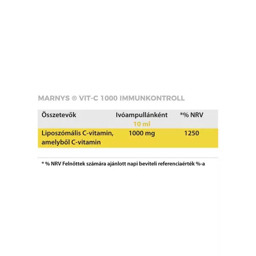 MARNYS VIT-C 1000 liposzómális ivóampulla (20db)