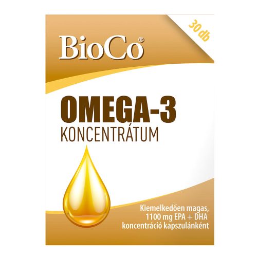 BIOCO Omega-3 koncentrátum kapszula (30db)