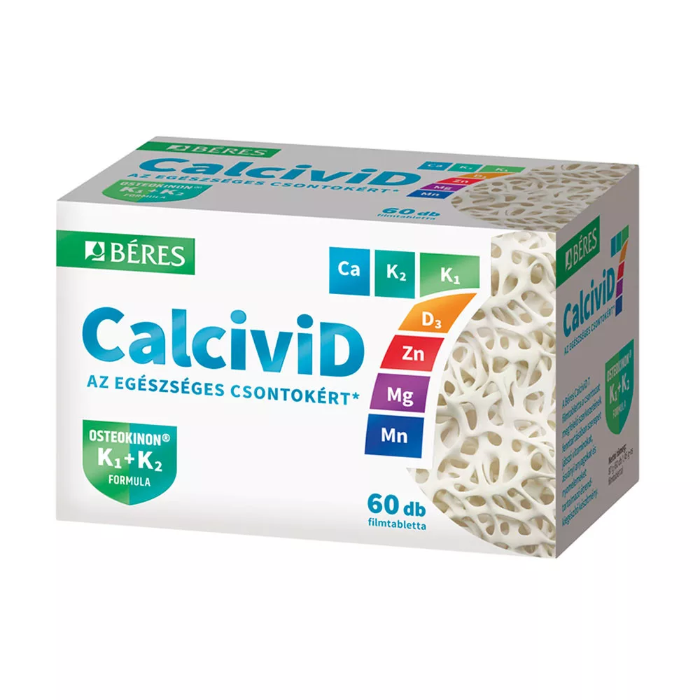 BÉRES CalciviD 7 filmtabletta (60db) - Supervital - Vitamin