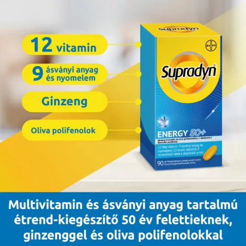 SUPRADYN Energia 50+ filmtabletta (90db)