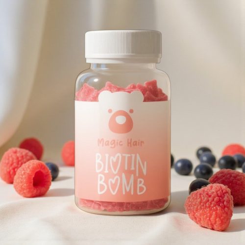 MAGIC HAIR Biotin Bomb gumivitamin erdei gyümölcs ízű (60db)
