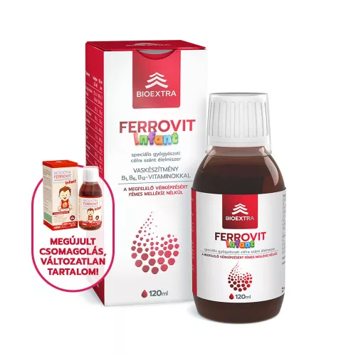 BIOEXTRA Ferrovit Infant speciális gyógyászati célra szánt élelmiszer (120ml)