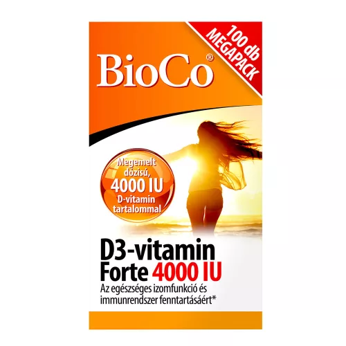 BIOCO D3-vitamin Forte 4000 IU tabletta (100db)