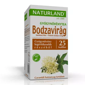 NATURLAND Bodzavirág gyógynövénytea filteres (25db)