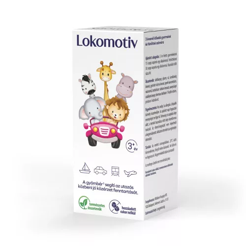 LOKOMOTIV B-vitamin, kamilla és gyömbér tartalmú csepp (30ml)