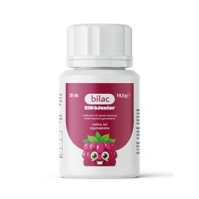 BILAC Kid&Junior élőflórás rágótabletta málna (30db)