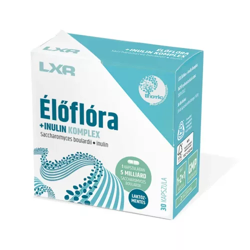 LXR Élőflóra + Inulin Komplex kapszula (30db)