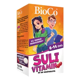 BIOCO Suli vitamin cseresznyés rágótabletta  (90db)