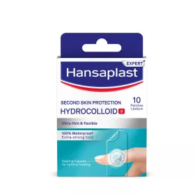   HANSAPLAST Second Skin Protection Hidrokolloidos ujjra való sebtapasz (10db)