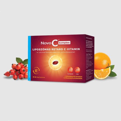 NOVO C Komplex liposzómás retard C-vitamin lágykapszula (60db)  