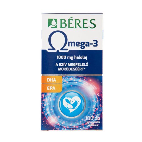 BÉRES Omega-3 lágyzselatin kapszula (100db)