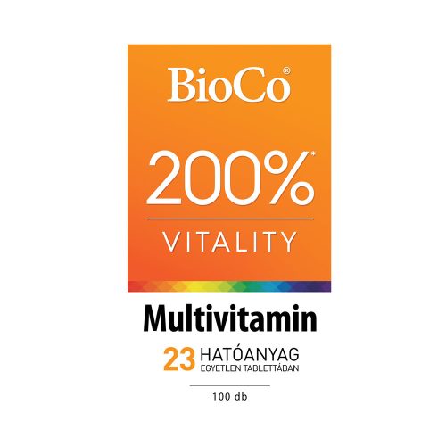 BIOCO 200% Multivitamin dupla filmtabletta (100db)