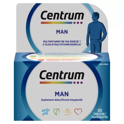 CENTRUM Man Multivitamin filmtabletta Férfiaknak (30db)