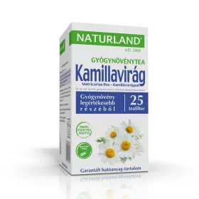 NATURLAND Kamillavirág gyógynövénytea filteres (25db)
